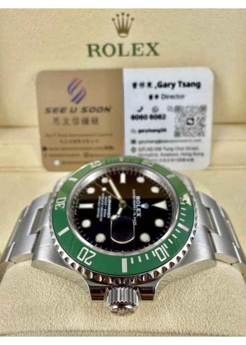 二手 ▶️ Rolex 勞力士 Submariner Date ◀️  綠黑 126610LV 2022年錶  (41mm)